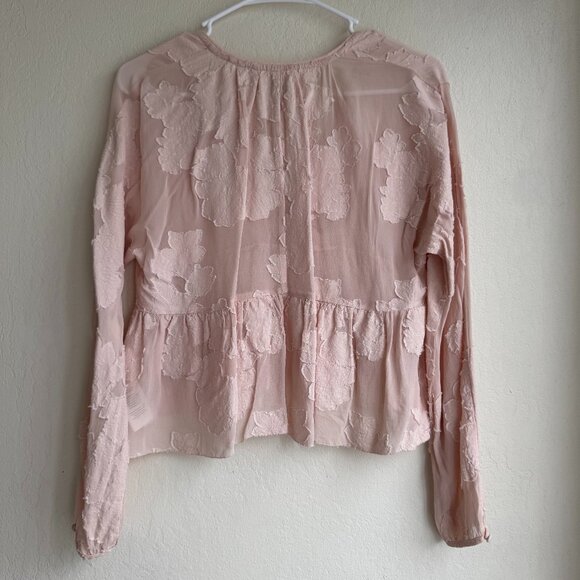 Aritzia Wilfred peplum blouse - Picture 2 of 4